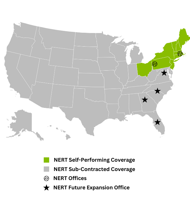 NERT Sub-Contracted Coverage